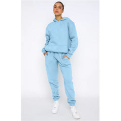 Pullover Long-Sleeved Hoodie & Tie Pocket Pants Sets - Shah S. Sahota