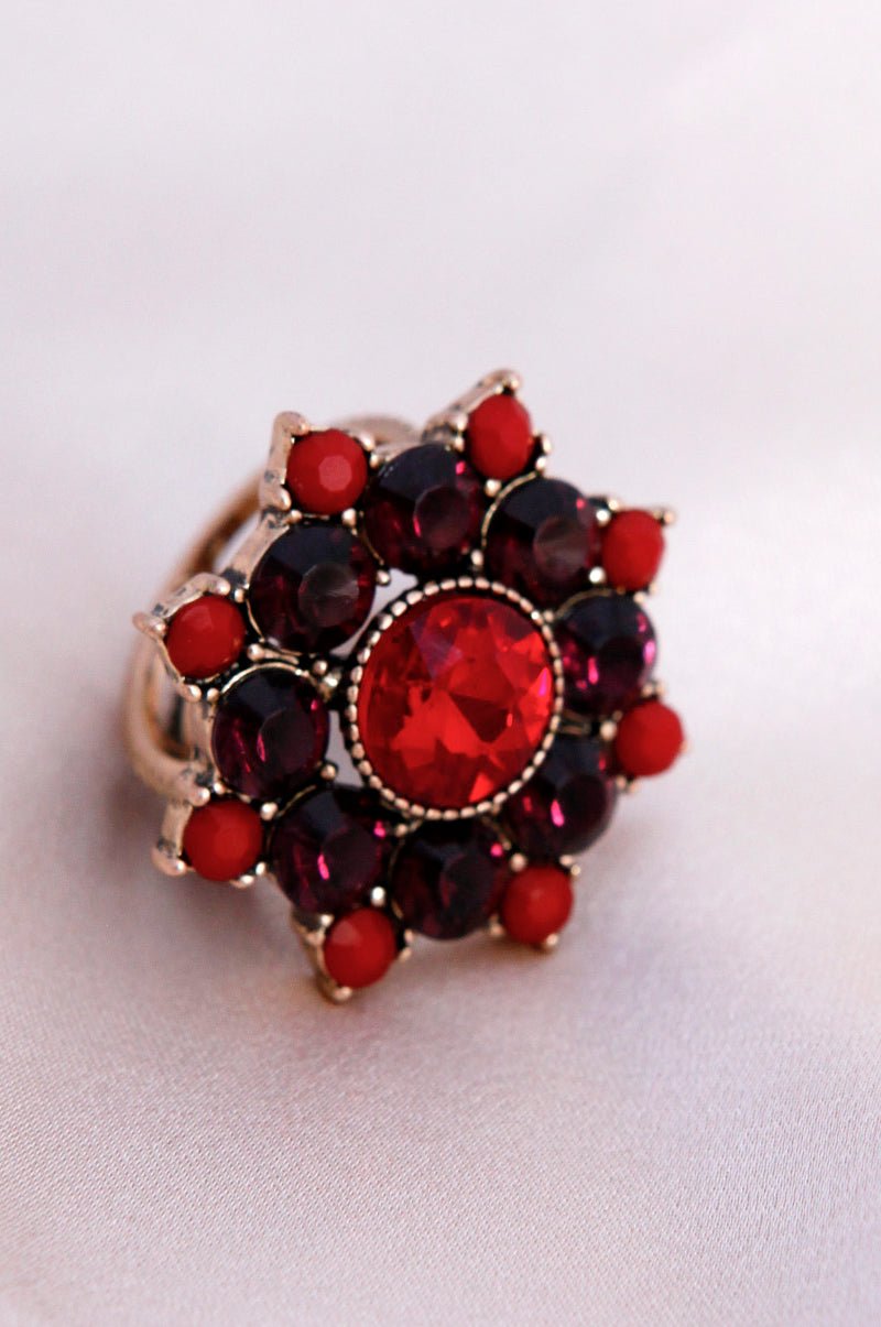 Glass Pixel Floral Ring - Shah S. Sahota