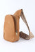 Faux Leather Zipped Crossbody Chest Bag - Shah S. Sahota