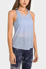 Spliced Mesh Racer Back Tank - Shah S. Sahota