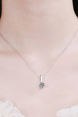 1 Carat Moissanite 925 Sterling Silver Chain-Link Necklace - Shah S. Sahota