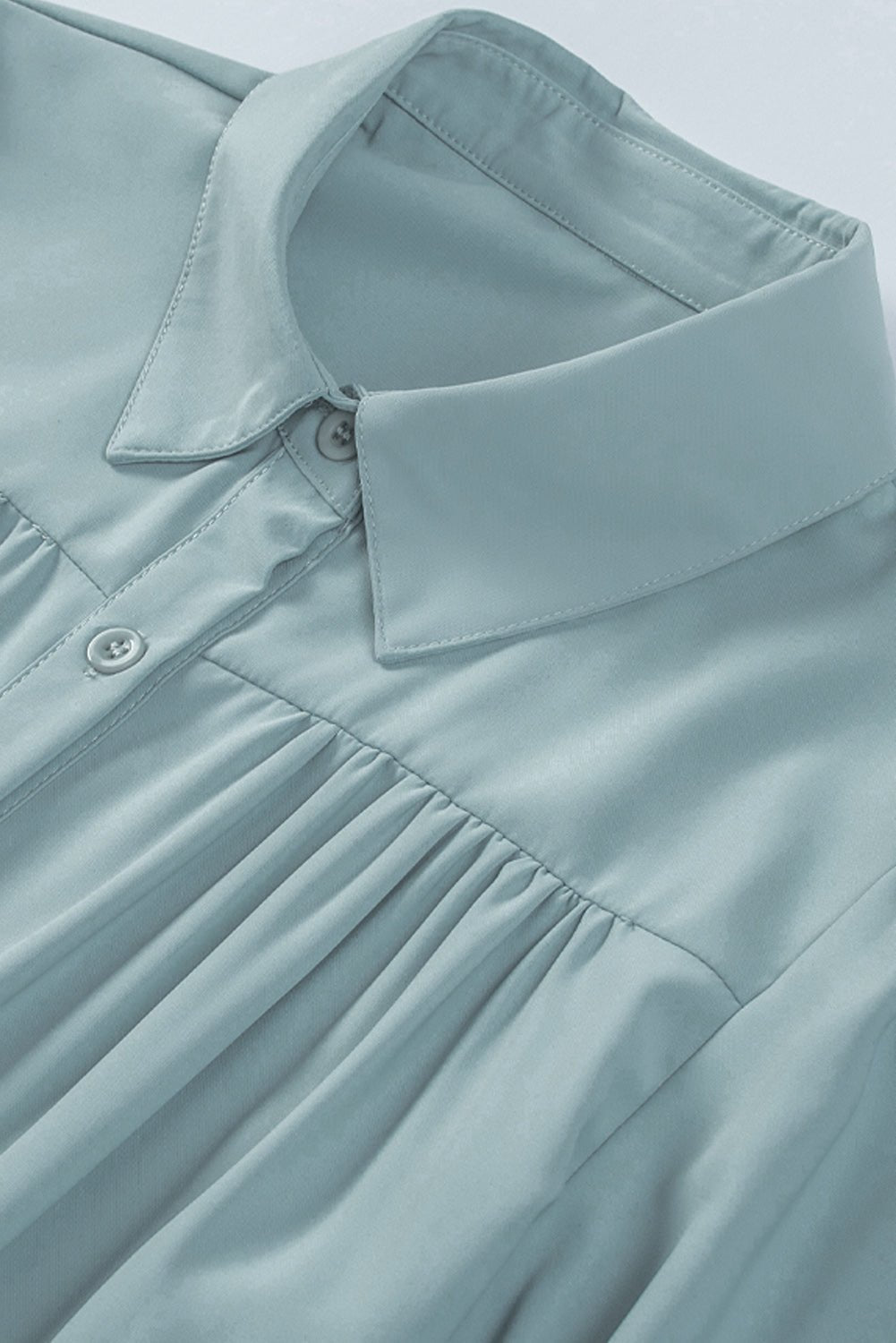 Gathered Detail Puff Sleeve Shirt - Shah S. Sahota