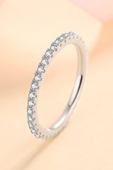 Curious Time 925 Sterling Silver Moissanite Ring - Shah S. Sahota