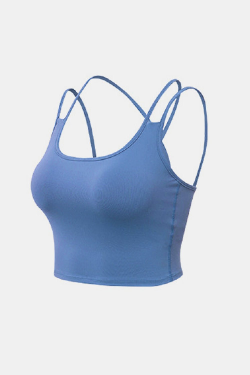 Double-Strap Cropped Yoga Cami - Shah S. Sahota