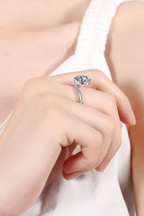 3 Carat Moissanite 6-Prong Ring - Shah S. Sahota