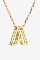 A to J Letter Pendant Nekclace - Shah S. Sahota