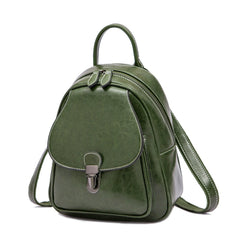 High-Capacity Oil Wax Leather Retro Backpack - Shah S. Sahota