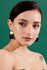 Two-Tone Dangle Earrings - Shah S. Sahota