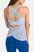 Cross Sports Bra Wrap Tank Top - Shah S. Sahota