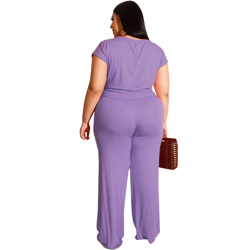 Women‘s Solid Color Two Piece Set - Shah S. Sahota