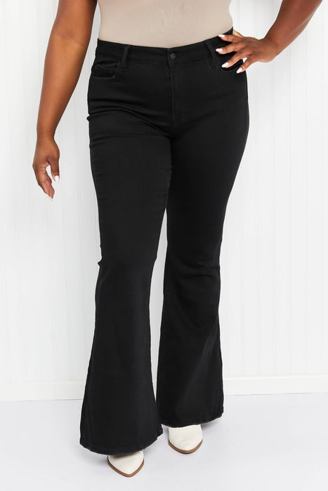 Zenana Veronica Full Size High-Rise Super Flare Jeans - Shah S. Sahota