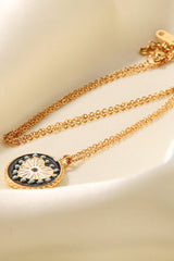 Heart Design Round Pendant Necklace - Shah S. Sahota