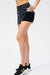 PU Leather Side Slit Athletic Skort - Shah S. Sahota