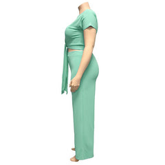 Women‘s Solid Color Two Piece Set - Shah S. Sahota