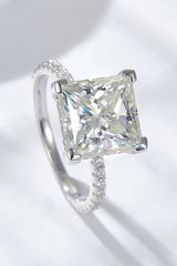 5.52 Carat Moissanite Side Stone Ring - Shah S. Sahota