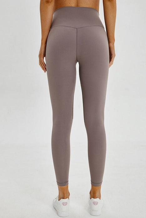Wide Seamless Band Waist Sports Leggings - Shah S. Sahota