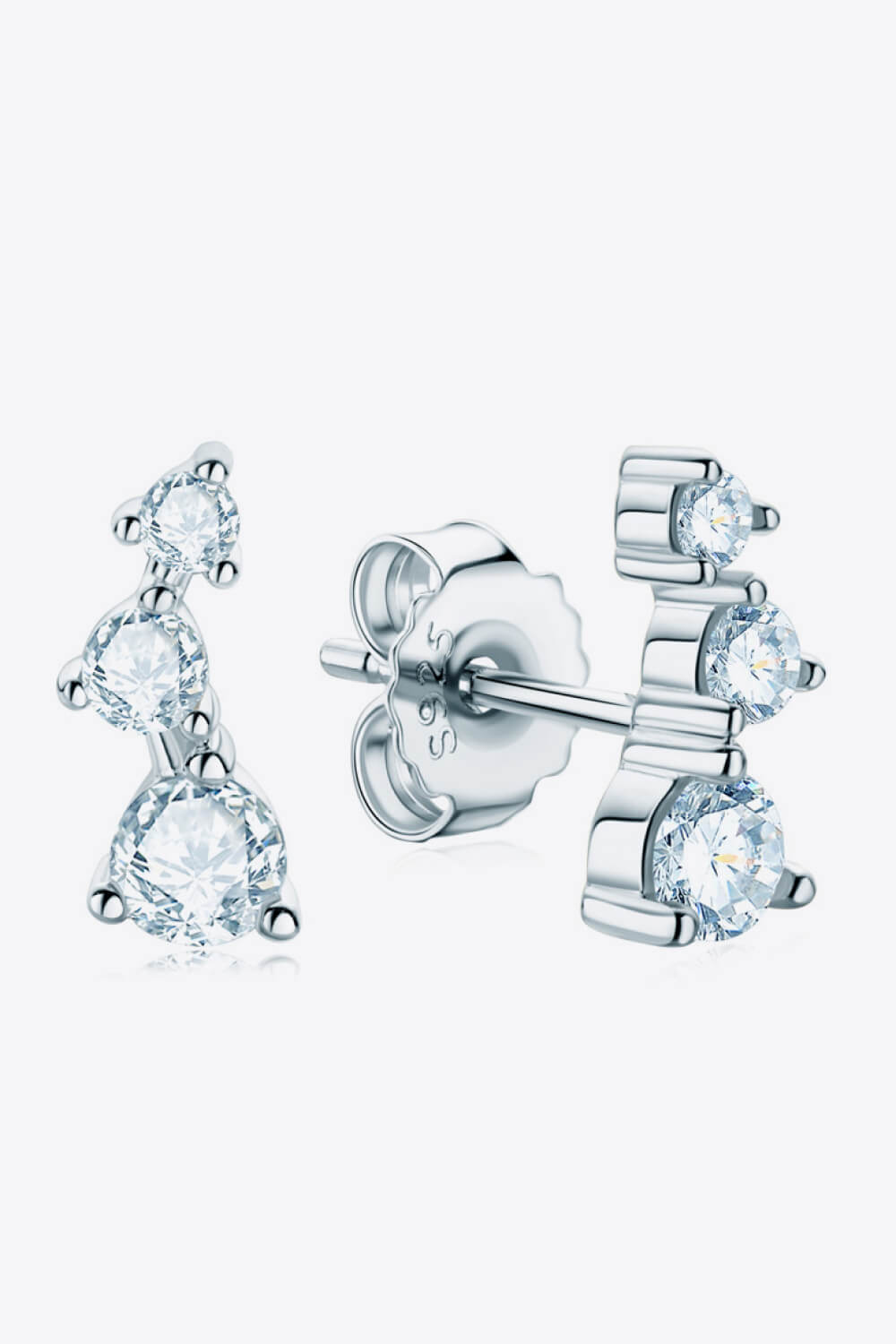 Your Way Moissanite Stud Earrings - Shah S. Sahota