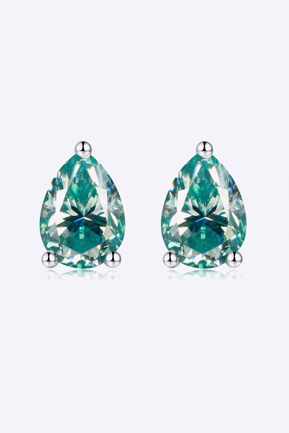 2 Carat Moissanite Teardrop Earrings - Shah S. Sahota