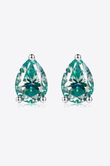 2 Carat Moissanite Teardrop Earrings - Shah S. Sahota