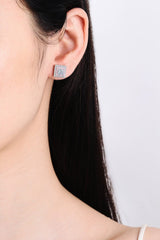 Moissanite Square Stud Earrings - Shah S. Sahota