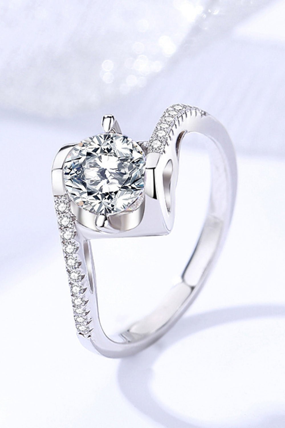 Darling You 925 Sterling Silver Moissanite Ring - Shah S. Sahota