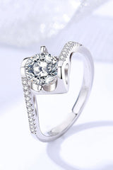 Darling You 925 Sterling Silver Moissanite Ring - Shah S. Sahota