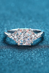 3 Carat Moissanite 925 Sterling Silver Rhodium-Plated Ring - Shah S. Sahota