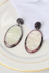 Teardrop Acrylic Earrings - Shah S. Sahota