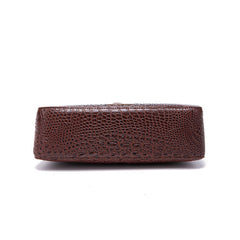 Retro Crocodile Pattern Baguette Bag - Shah S. Sahota