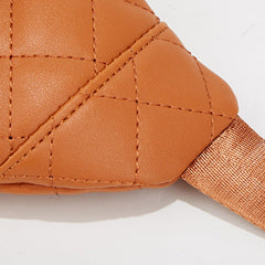 Simple Rhombus Pattern Crossbody Waist Bag - Shah S. Sahota