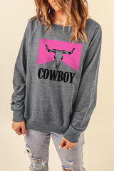 COWBOY Bull Graphic Sweatshirt - Shah S. Sahota