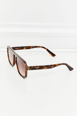 Tortoiseshell Square Polycarbonate Frame Sunglasses - Shah S. Sahota