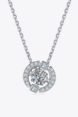 Moissanite Pendant Chain-Link Necklace - Shah S. Sahota