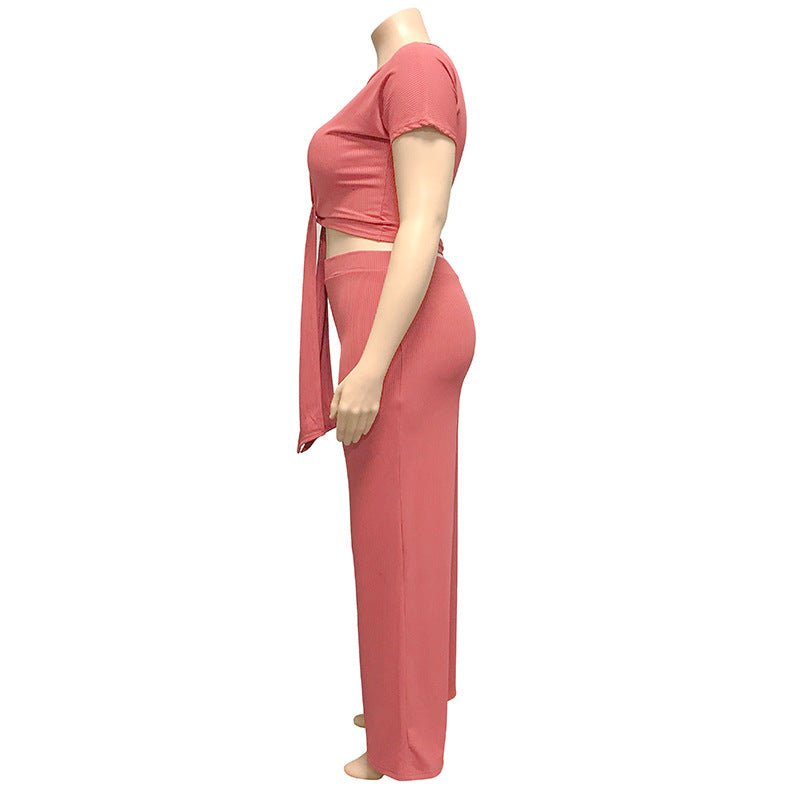 Women‘s Solid Color Two Piece Set - Shah S. Sahota