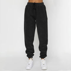Corduroy Crew Neck Pullover Long Sleeve Sweatshirts & TiePants Two-Piece Sets - Shah S. Sahota