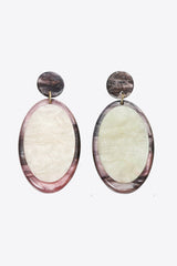 Teardrop Acrylic Earrings - Shah S. Sahota