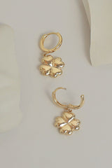 Clover Huggie Hoop Earrings - Shah S. Sahota