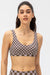 Checkered Sports Bra - Shah S. Sahota