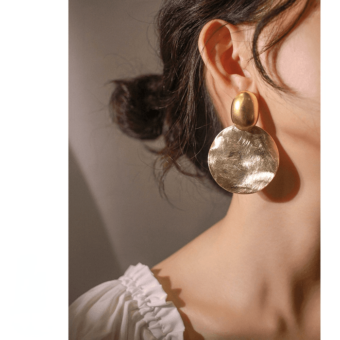 Women's Chunky Metal Earrings - Shah S. Sahota