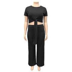 Women‘s Solid Color Two Piece Set - Shah S. Sahota