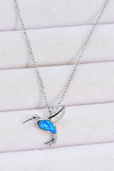 Opal Bird 925 Sterling Silver Necklace - Shah S. Sahota