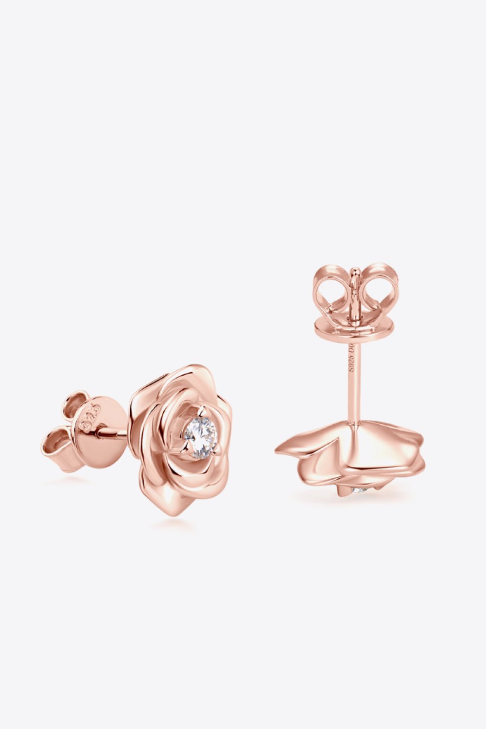 Moissanite Flower 925 Sterling Silver Earrings - Shah S. Sahota