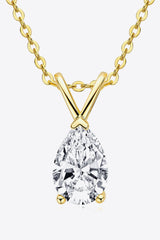 1.5 Carat Moissanite Pendant 925 Sterling Silver Necklace - Shah S. Sahota