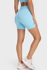 Staying Cozy Wide Waistband Biker Shorts - Shah S. Sahota