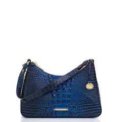 Retro Crocodile Pattern Baguette Bag - Shah S. Sahota