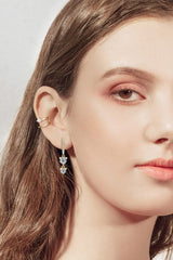 Be The One Moissanite Drop Earrings - Shah S. Sahota