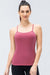 Crisscross Back Spaghetti Strap Yoga Cami - Shah S. Sahota