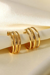 Three Is Better Than One C-Hoop Earrings - Shah S. Sahota