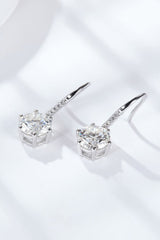 6-Prong Moissanite Drop Earrings - Shah S. Sahota