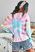Tie-Dye Boat Neck Batwing Sleeve Tee - Shah S. Sahota